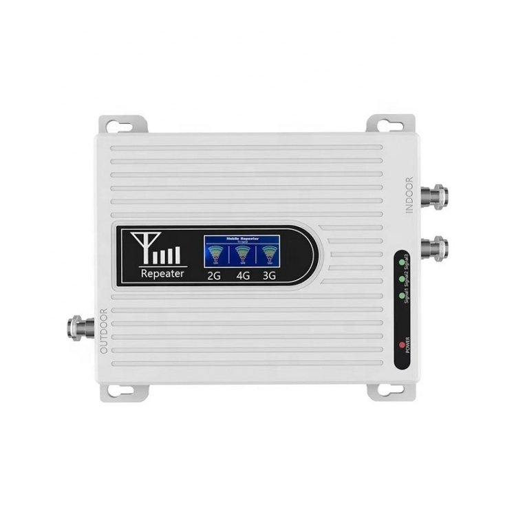 High quality complete set kit signal booster 900/1800/2100mhz triple band 3 band 2g 3g 4g mobile signal booster